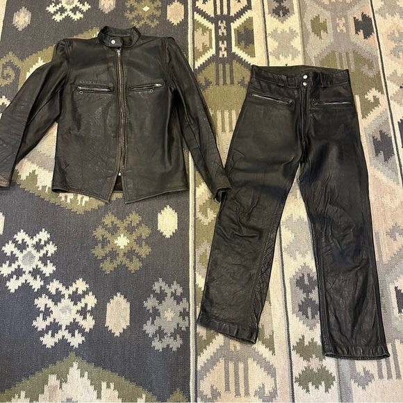 Northeaster Flying Togs Jackets & Blazers - Vtg Northeaster Flying Togs Beck Women’s Jacket and Pants Genuine Horsehide READ